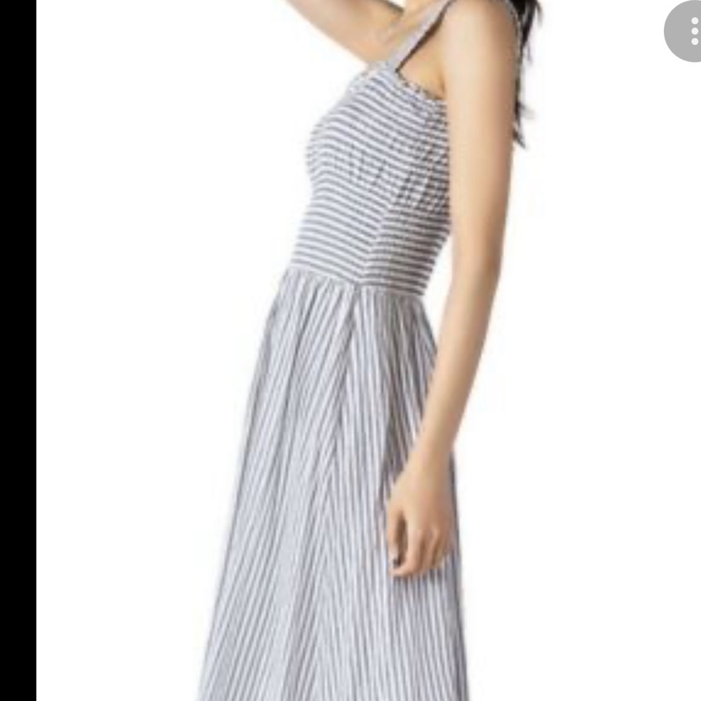 Zara Striped Blue Maxi Dress